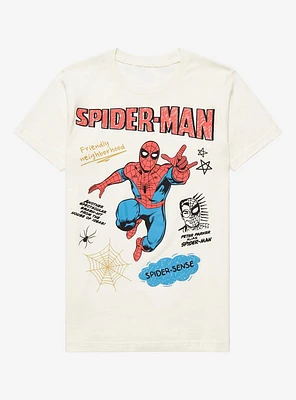 Marvel Spider-Man Doodle Art Women’s T-Shirt - BoxLunch Exclusive