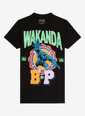 Marvel Black Panther Wakanda Warrior King Women's T-Shirt - BoxLunch Exclusive