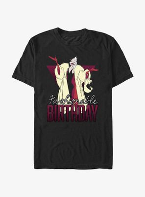 Disney 101 Dalmatians Cruella Cruel Birthday T-Shirt