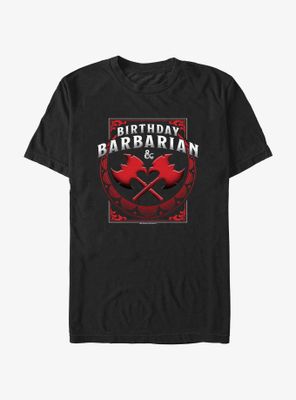 Dungeons & Dragons Barbarian Birthday T-Shirt