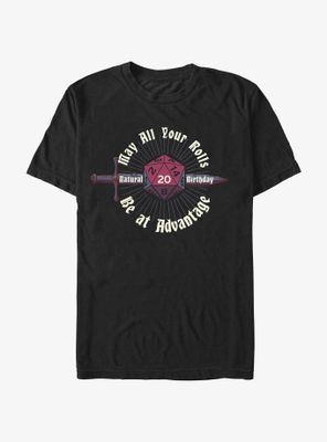 Dungeons & Dragons Natural 20 Birthday T-Shirt