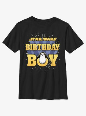Star Wars Birthday Boy Porg T-Shirt