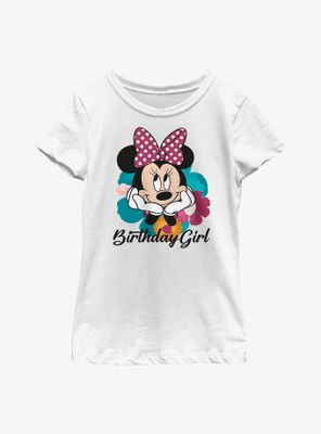 Disney Mickey Mouse Minnie Bday Girl T-Shirt