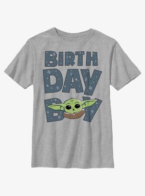 Star Wars The Mandalorian Grogu Face Bday Boy T-Shirt