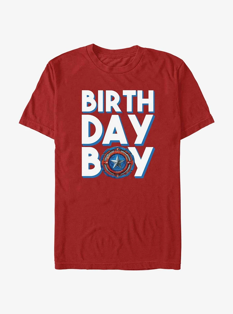 Marvel Captain American Birthday Boy T-Shirt