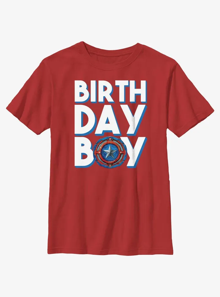 Marvel Captain American Birthday Boy T-Shirt