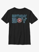 Marvel Iron Man Badge Bday T-Shirt