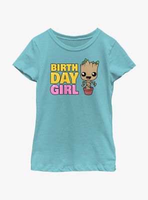 Marvel Guardians Of The Galaxy Birthday Girl Groot T-Shirt