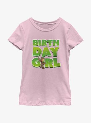 Marvel Guardians Of The Galaxy Groot Bday Girl T-Shirt