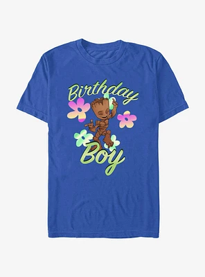 Marvel Guardians Of The Galaxy Birthday Boy Groot T-Shirt