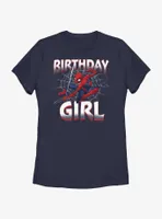 Marvel Spider-Man Web Birthday Girl T-Shirt