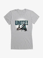 DC League of Super-Pets Batman & Ace Unite! Girls T-Shirt