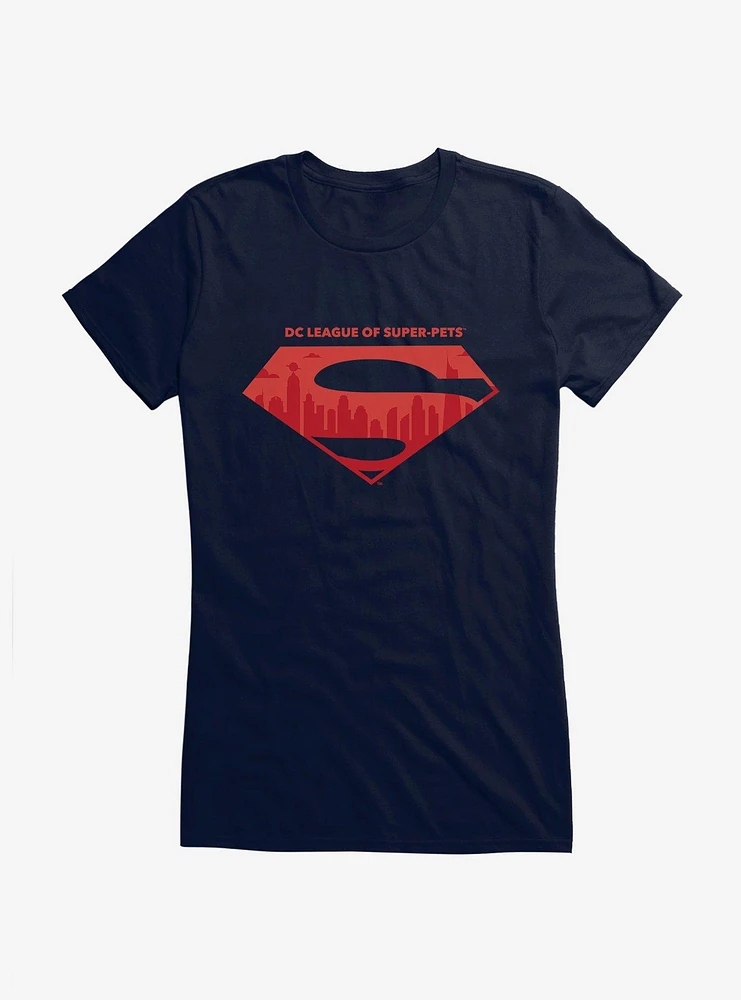 DC League Of Super-Pets Friends Steel Girls T-Shirt