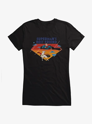 DC League of Super-Pets Superman's Best Friend Girls T-Shirt