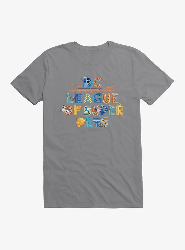 DC League of Super-Pets Metropolis Group Logo T-Shirt