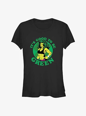 Marvel She Hulk It's Good To Be Green Girls T-Shirt