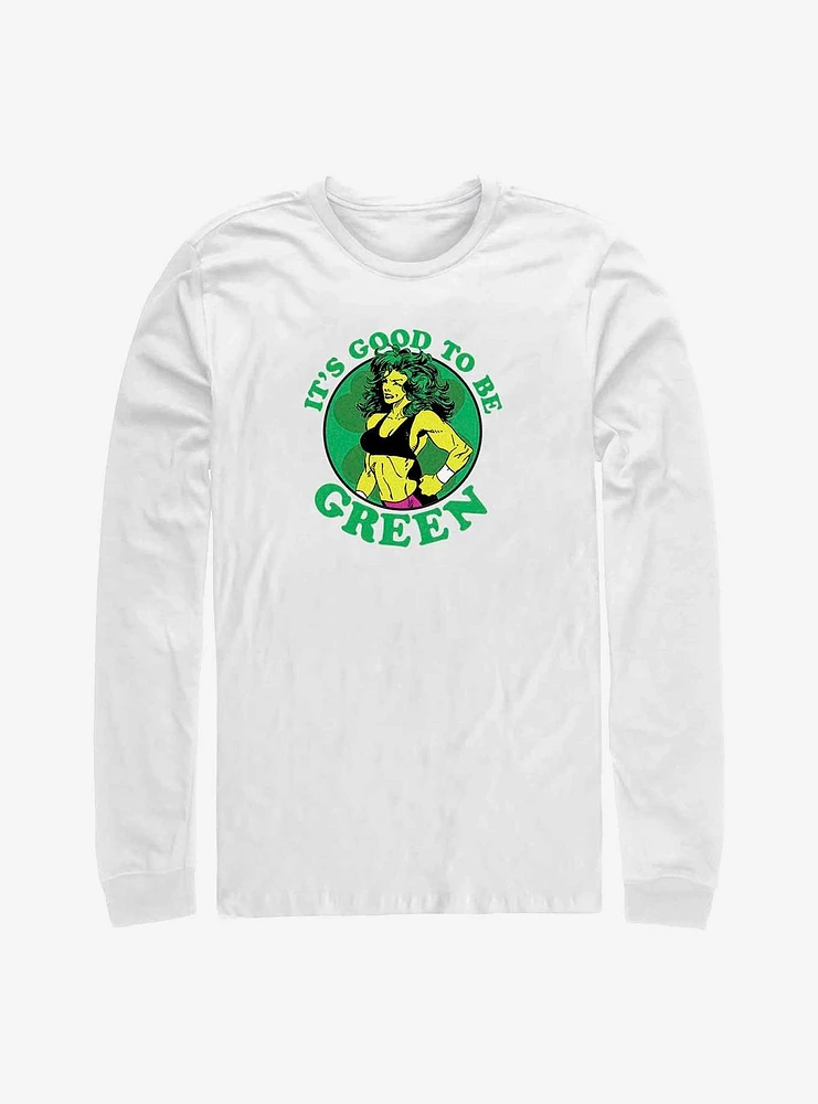 Marvel She Hulk It's Good To Be Green Long-Sleeve T-Shirt