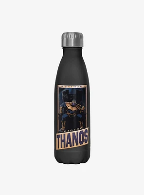 Marvel The Avengers Thanos The Mad Titan Stainless Steel Water Bottle
