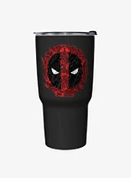 Marvel Deadpool Overlay Logo Travel Mug