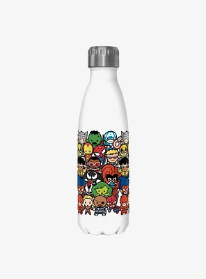 Marvel Chibi Heroes Stainless Steel Water Bottle