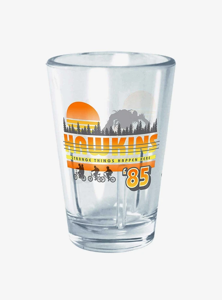 Stranger Things Hawkins Sunset Mini Glass