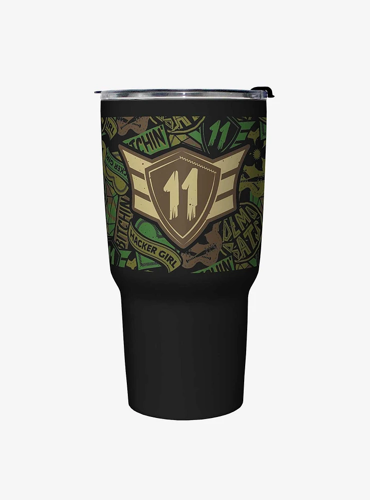 Stranger Things Eleven Camo Travel Mug