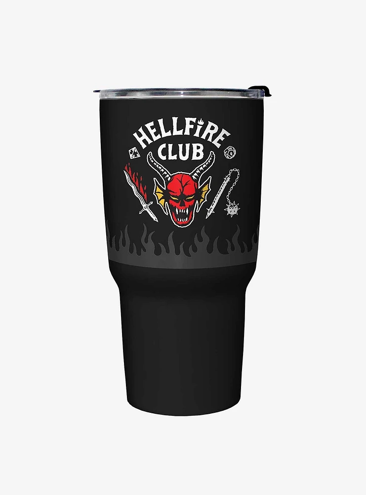 Stranger Things Hellfire Club Logo Travel Mug