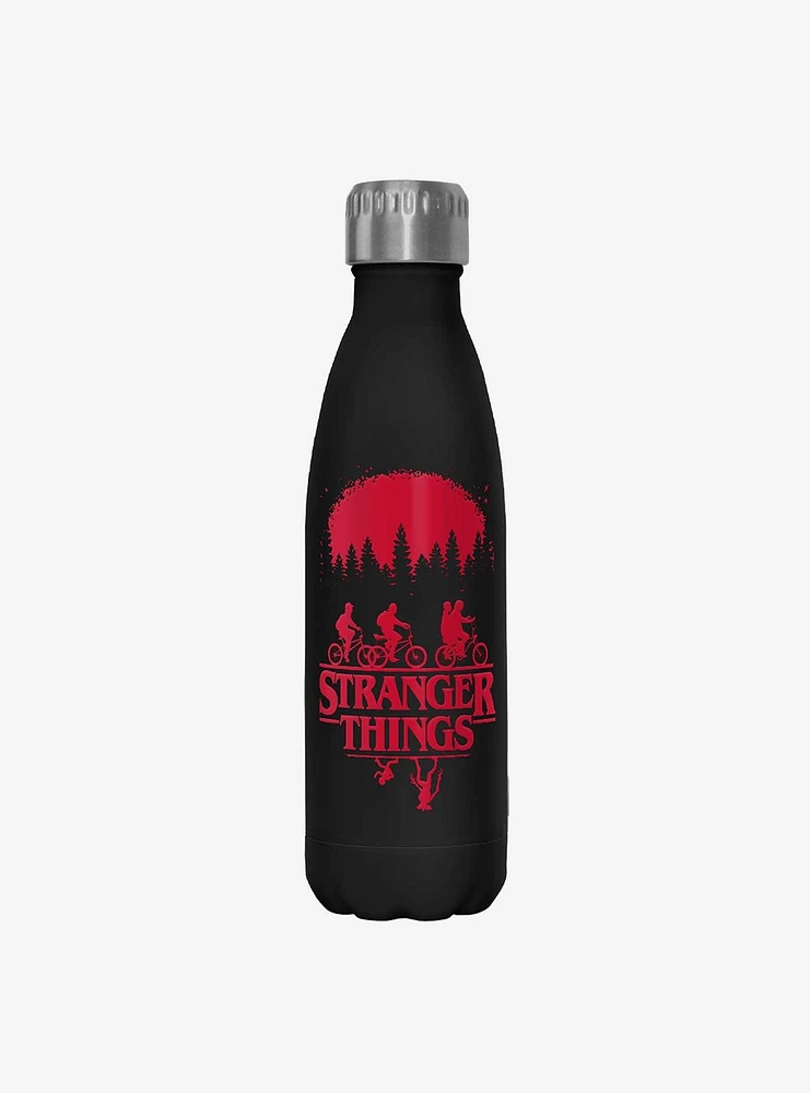 Stranger Things Riding Bikes Stainless Steel Water Bottle