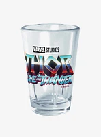 Marvel Thor: Love and Thunder Logo Mini Glass