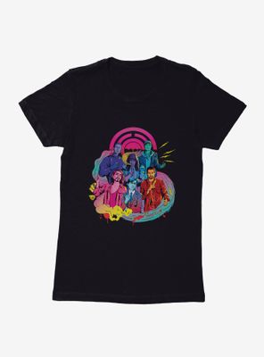 Umbrella Academy Multicolor Art Womens T-Shirt