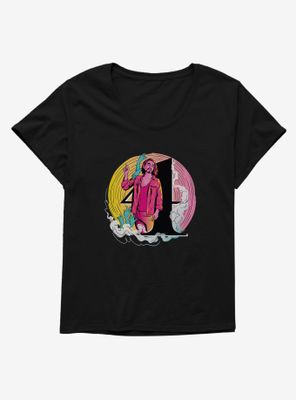 Umbrella Academy Number Four Circle Art  Womens T-Shirt Plus