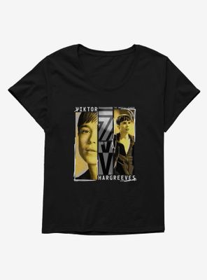 Umbrella Academy Number Seven Collage Womens T-Shirt Plus