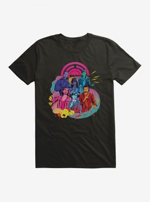 Umbrella Academy Multicolor Art T-Shirt