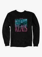 Umbrella Academy Klaus Pink Font Sweatshirt