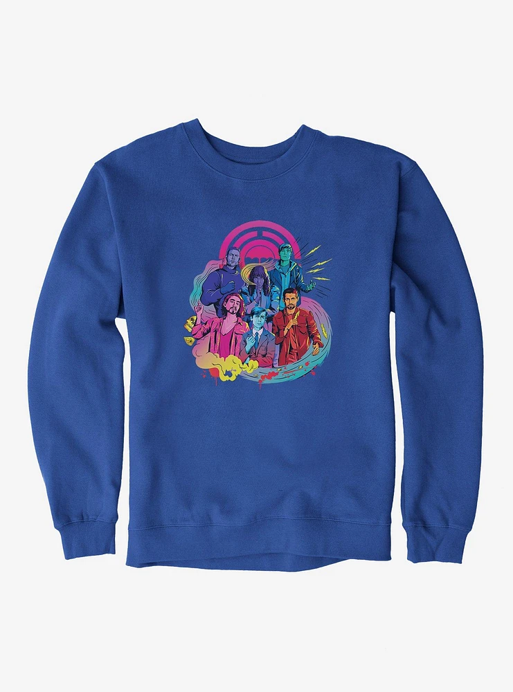 Umbrella Academy Multicolor Art Sweatshirt