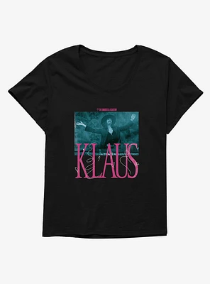 Umbrella Academy Klaus Pink Font Girls T-Shirt Plus