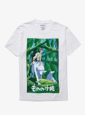 Studio Ghibli Princess Mononoke San Forest T-Shirt
