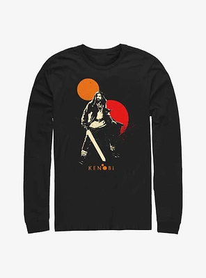 Star Wars Obi-Wan Double Suns Hero Long-SLeeve T-Shirt