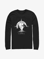 Star Wars Obi-Wan Explosive Duel Graphic Long-SLeeve T-Shirt