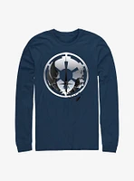 Star Wars Obi-Wan Jedi To Empire Logo Nvy Ls T