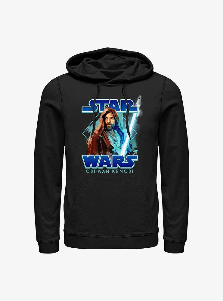 Star Wars Obi-Wan Painterly With Logo Hoodie