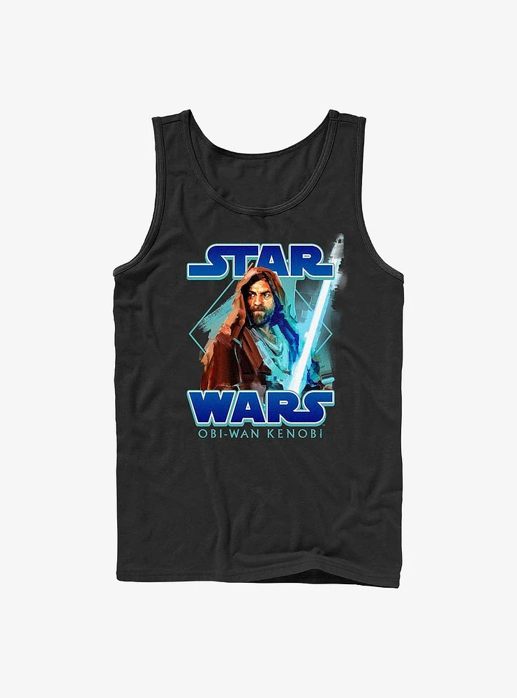 Star Wars Obi-Wan Painterly With Logo Tank