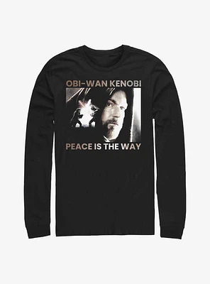 Star Wars Obi-Wan Peace Is The Way Long-SLeeve T-Shirt