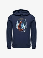 Star Wars Obi-Wan Shattered Jedi Logo Hoodie