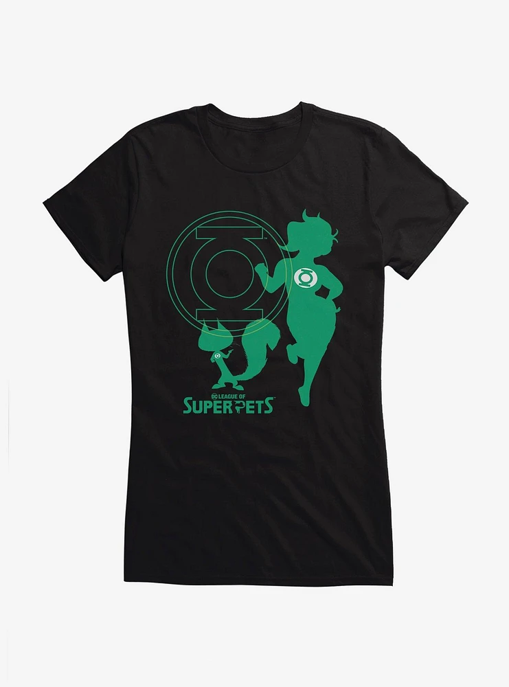 DC League of Super-Pets Green Lantern & Chip Girls T-Shirt