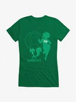 DC League of Super-Pets Green Lantern & Chip Girls T-Shirt