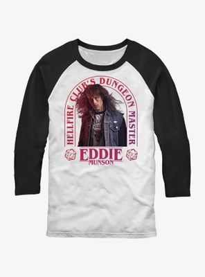 Stranger Things Dungeon Master Eddie Munson Raglan