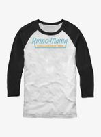 Stranger Things Rink-O-Mania Logo Raglan