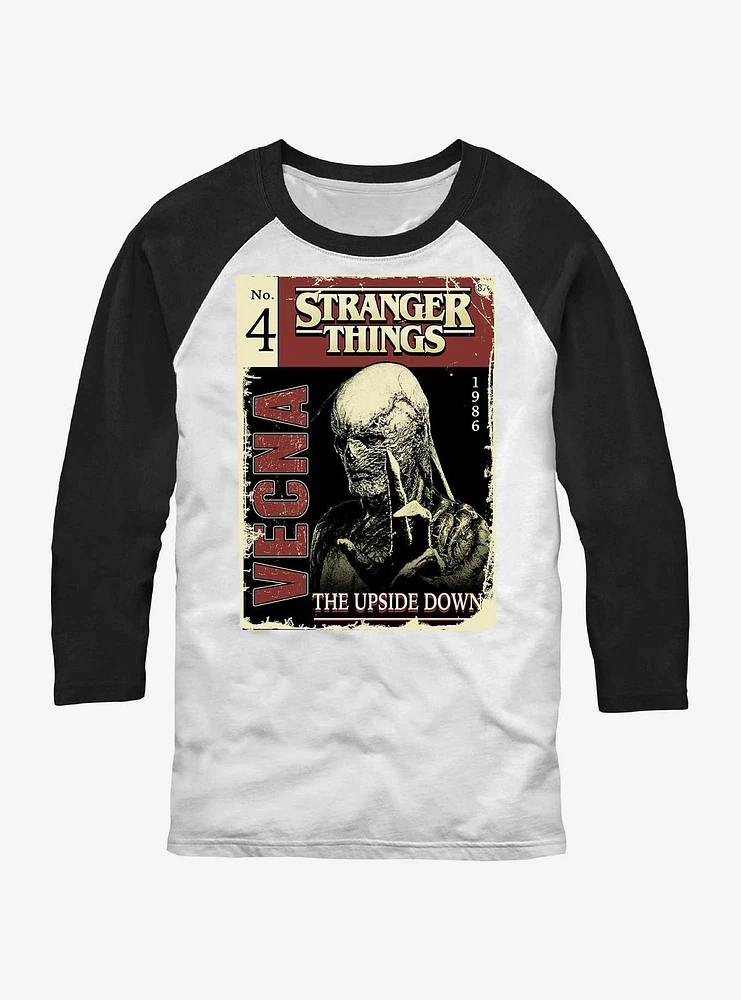 Stranger Things Vecna Pulp Comic Raglan