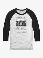 Stranger Things Wanted Eddie Munson Hellfire Club Raglan